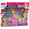 nagų dažymo rinkinys vaikams Lean Toys Lacquers Pens Coloured Stickers