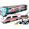 Lean Toys Nuotoliniu būdu valdomas traukinys su apšvietimu, 65 cm