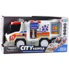 Lean Toys Greitosios pagalbos automobilis su šviesos ir garso efektais, 35.5x13x17 cm