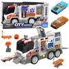 Lean Toys Greitosios pagalbos automobilis su šviesos ir garso efektais, 35.5x13x17 cm