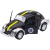 Lean Toys Klasikinis metalinis automobilis su atgaline pavara ir atidaromomis durimis
