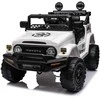 Lean Cars Akumuliatorinis automobilis vaikams Toyota FJ 4x4, baltos spalvos