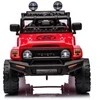 Lean Cars Akumuliatorinis automobilis vaikams Toyota FJ 4x4, raudonos spalvos