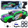 Lean Toys Nuotoliniu būdu valdomas sportinis automobilis su šviesos efektais ir dreifu