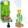 Lean Toys Spalvingas vandens žaislas kaktusas su papūga 25.5x12.5x11 cm