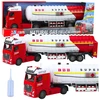 Lean Toys Žaislinis autocisternos sunkvežimis su šviesomis ir garsais, 61 cm