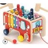 Medinis arkadinis žaidimas vaikams Whaca-mole Cymbals Lean Toys