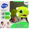 Lean Toys Dinozauras ant ratų Hola, žalias