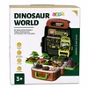 „Lean Toys“ dinozaurų rinkinys kuprinėje, lagamine, figūrėlėse, edukacinėse kortelėse, prieduose, 30 vnt.