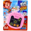 Lean Toys Elektroninis žaidimas Kryžiukai-Nuliukai 9 režimai rožinis