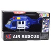 Lean Toys Policijos sraigtasparnis su kranu ir šviesos bei garso efektais, 21.5x9x8.5 cm