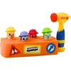 Lean Toys Interaktyvus žaislas su plaktuku ir žiurkėnais, 28x12x13 cm