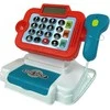 Lean Toys Vaikiška žaislinė kasa su skaičiuotuvu ir priedais