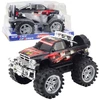 Lean Toys Visureigis žaislinis automobilis su galiniais varomaisiais ratais, 27 cm, juodai raudonas