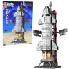 Lean Toys Kosminės Raketos Konstruktorius su Bokštu, 107 dalys