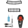 Lean Toys Elektrinis traukinys RC su šviesomis, garsais ir dūmais 206 cm 24 vnt.