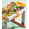 Lean Toys Konstrukcijos kaladėlių 3 viename stalas turi 55 detales
