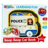 Lean Toys Interaktyvi transporto priemonių knyga su garsais ir judančiais elementais