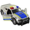 Lean Toys Sidabrinė policijos mašina su šviesomis ir garsais 1:14