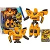 Lean Toys Geltonas Sportiškas 2in1 Transformuojantis Automobilis-Robotas
