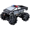 Lean Toys Nuotoliniu būdu valdomas policijos sunkvežimis su purškimo funkcija 1:16