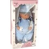 Lėlė kūdikis Lean Toys 46 cm mėlynai