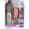 Lean Toys Lėlė su besilaukiančia mama ir tėčiu Kevin ir Lucy