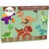 Edukacinis magnetinis žaidimas Lean Toys Dinozaurai