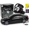 Lean Toys NUOTOLINIU BŪDU VALDOMAS BMW M3 SU VAIRU, GARSU IR ŠVIESOMIS – 2.4G, 1:18