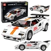 Lean Toys RC statybinės kaladėlės baltos 1384 vnt.