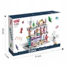 Lean Toys Bounn STATYBINIAI BLAKAI DIDELI PRABANGUS VILA MERGAIČIŲ NAMAS 216 ELEMENTŲ. 3+