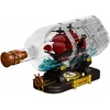 Lean Toys Statybinių kaladėlių rinkinys rudos spalvos 885 vnt.