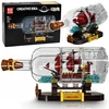 Lean Toys Statybinių kaladėlių rinkinys rudos spalvos 885 vnt.
