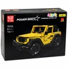 Lean Toys Statybinės kaladėlės Geltonos 746 vnt.