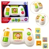Lean Toys Interaktyvi edukacinė vaikų konsolė su kortelėmis ir šviesos efektais