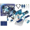 Lean Toys Kosminės misijos žaidimų rinkinys su raketa, 17 dalių