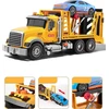 Lean Toys Vilkties sunkvežimis su sportiniu automobiliu 2in1