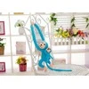 Lean Toys Minkšta mėlyna beždžionė su mažyliu, 90 cm