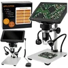 Skaitmeninis mikroskopas 1200x su 7 colių LCD ekranu