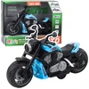 Lean Toys Žaislinis motociklas su šviesomis ir garsais, mėlynas