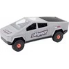 Lean Toys Modernus pilkas automobilio rinkinys su atsuktuvu