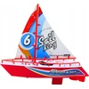 Lean Toys Plaukiojantis žaislinis laivelis 23 cm raudonas
