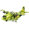 Lean Toys LeanToys Didysis karinis lėktuvas su figūrėlėmis 64 cm