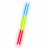 Lean Toys Pałka Trispalvė fluorescencinė lazdelė, šviečianti tamsoje, neoninė lazdelė, 31,5 cm