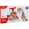 Lean Toys Stumdukas ir interaktyvus edukacinis stalas 2in1 Huanger, raudonas