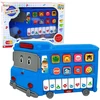 Lean Toys Mokomasis pianinas vaikams, mėlynas autobusas