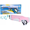 Lean Toys Automatinis Rožinis Vandens Pistoletas 350 ml su Baterija