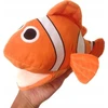Lean Toys Pliušinė žuvis lėlė 25 cm oranžinė