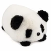 Lean Toys Pliušinis žaislas panda, juoda ir balta, 16 × 10 × 9 cm