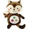 Lean Toys Pliušinė edukacinė voverė